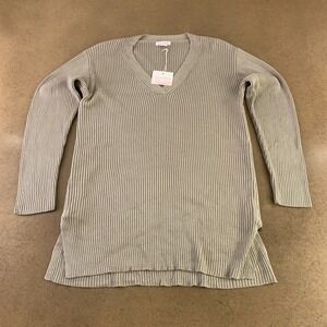 Ingrid & Isabel Women's Maternity Size Medium Beige Side Zip Nursing Sweater NWT